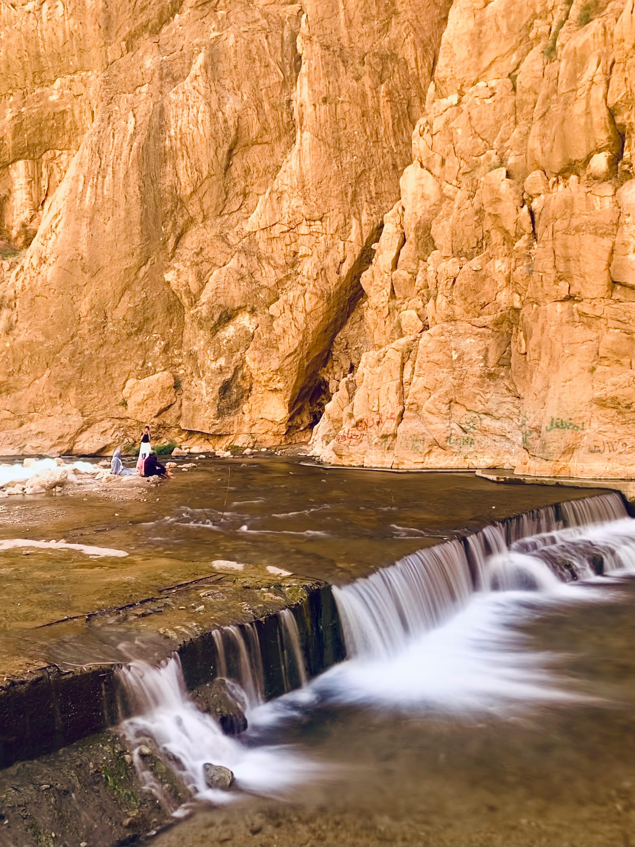Todra Gorge canyon walls, southern Morocco