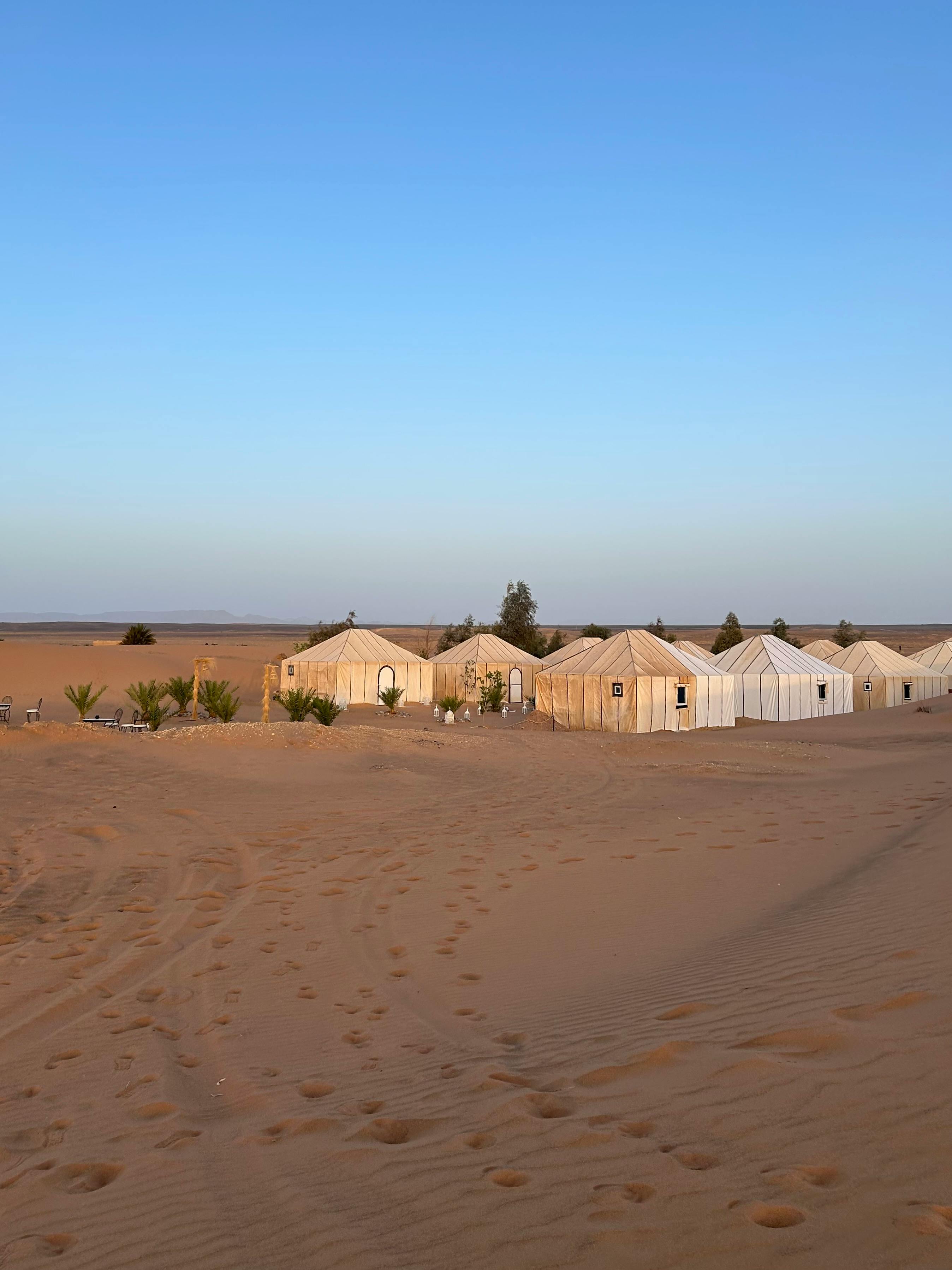 Desert camp at Erg Chebbi, Merzouga — premium Sahara experience